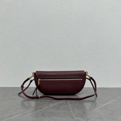 wholesale quality celine halfmoon bag 103737 wine red